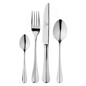 Stanley Rogers Baguette Cutlery Set  24 Piece Silver