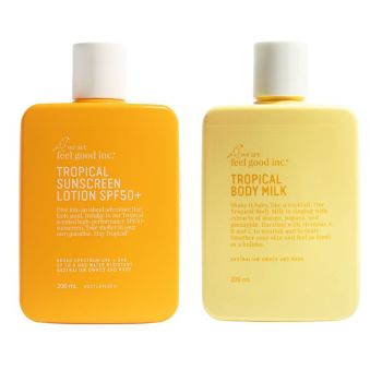 We Are Feel Good Inc Tropical Sunscreen & Body Lotion Bundle