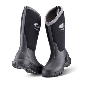 Grubs Tideline 4.0 Super Black Gumboots