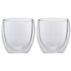 Double Walled Glasses - 250ml - Set of Two