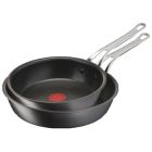 Tefal Jamie Oliver Cooks Classic Induction Hard Anodised Frypan Set - 2 Piece