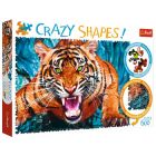 Trefl Crazy Shape Puzzle - Facing a Tiger