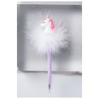 WHSmith Day Dream Pen with Fluffy Unicorn Topper